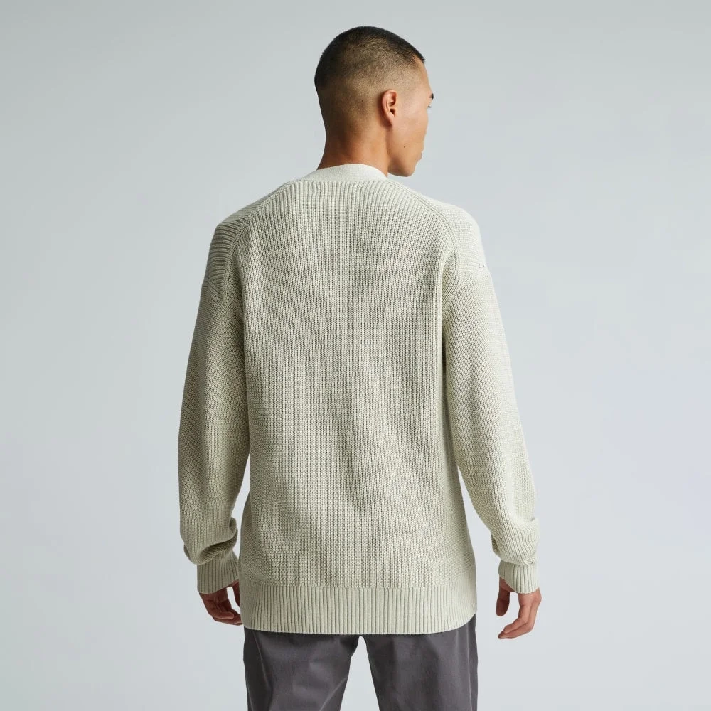The No-Sweat Ribbed Cardigan | Pelican (3)