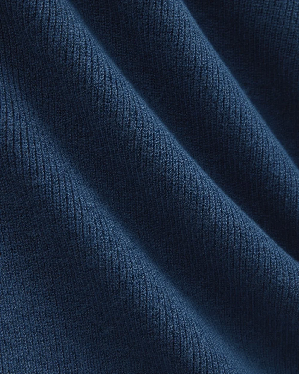 Knit Quarter-Zip Polo | Estate Blue (3)