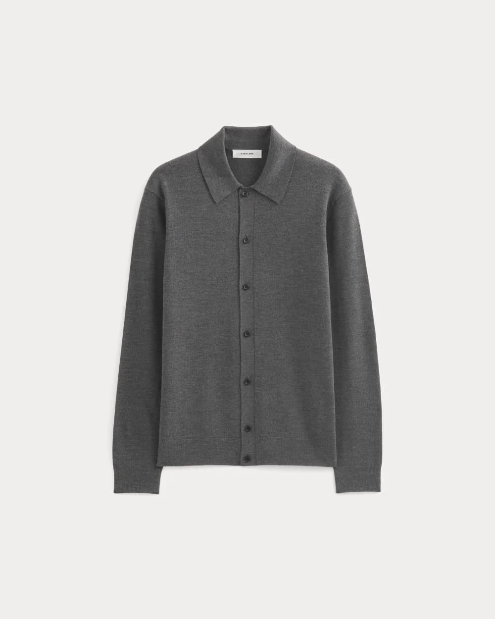 Ultrasoft Button-Down Sweater | Heather Mid Charcoal (3)