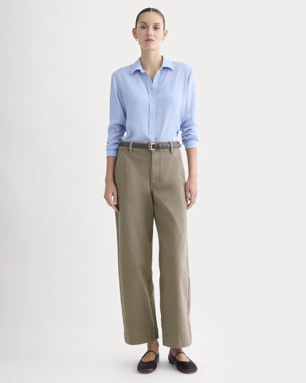 The Utility Wide-Leg Pant | Taupe