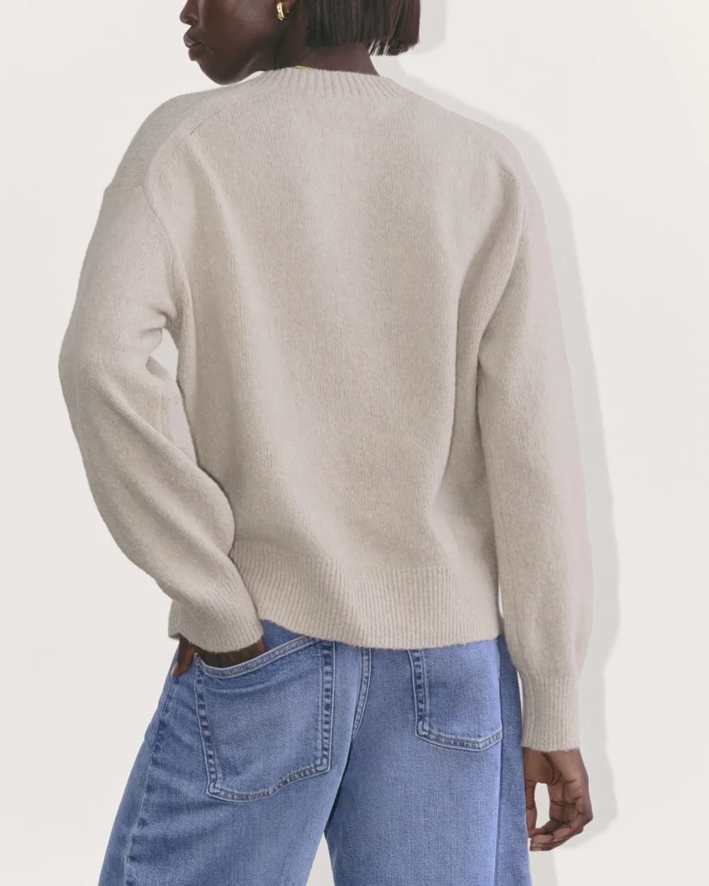 The Cocoon Crew in Plush Cotton | Heather Mushroom (2)