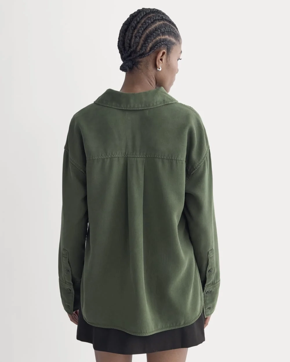 Boxy Shirt in Buttersoft | Dark Forest (5)