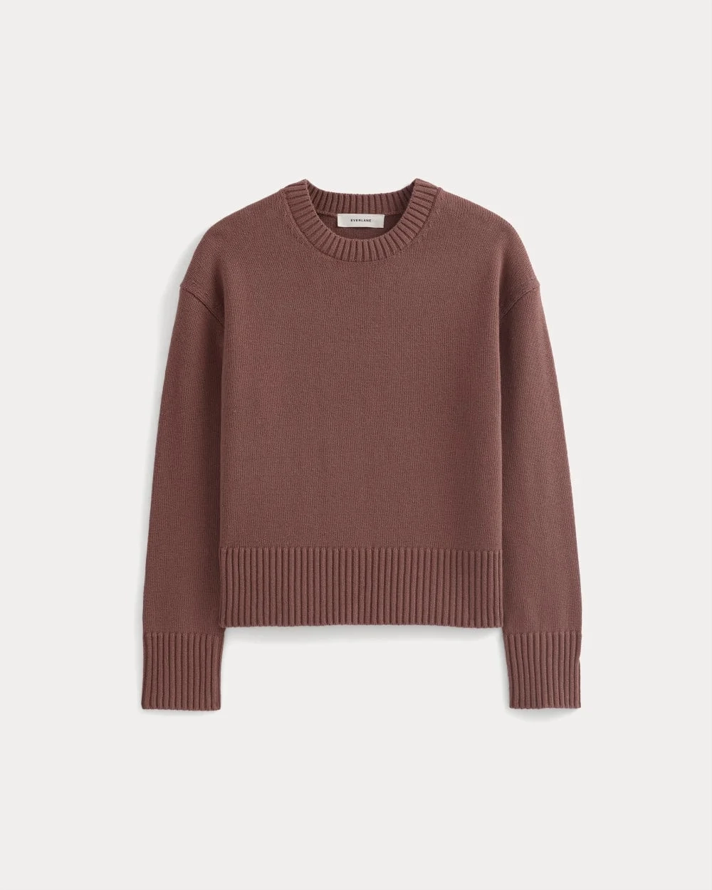 The Boxy Sweater in Everyday Cotton | Mocha (3)