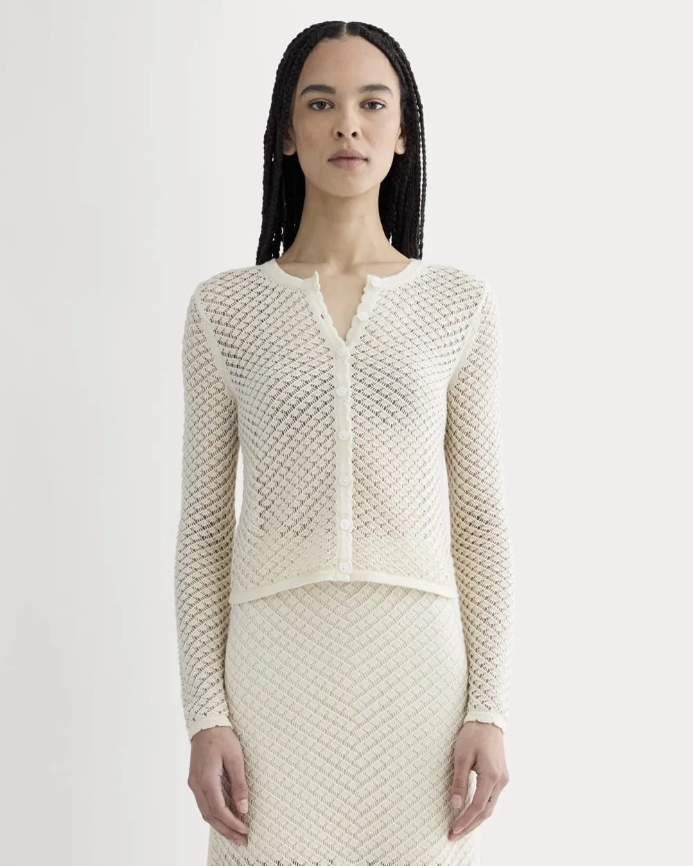 The Lace Knit Cardigan | Birch