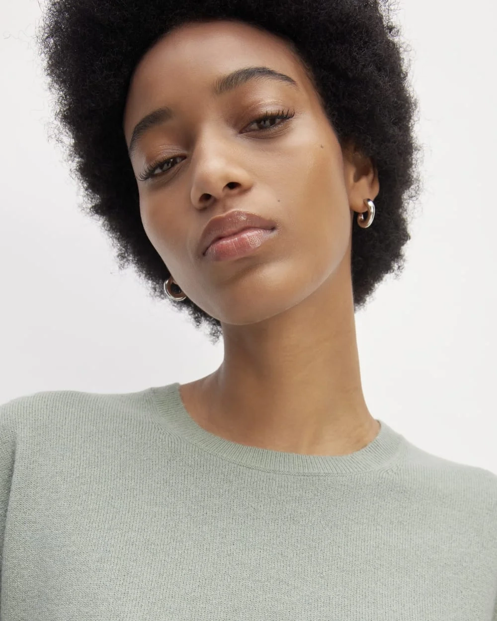 The Classic Crew in Cashmere | Light Sage Green (3)