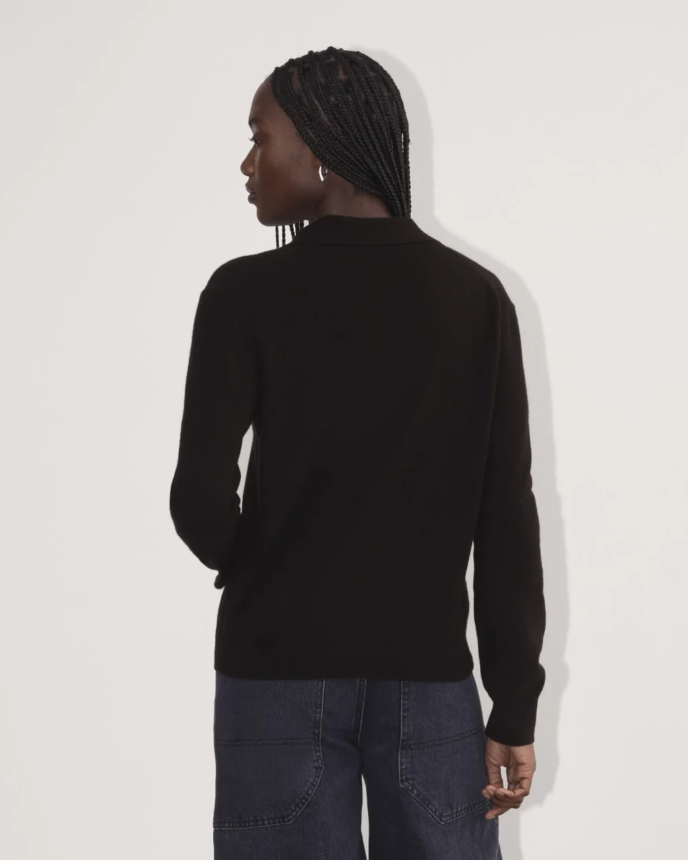 The Classic Polo in Cashmere | Black (3)