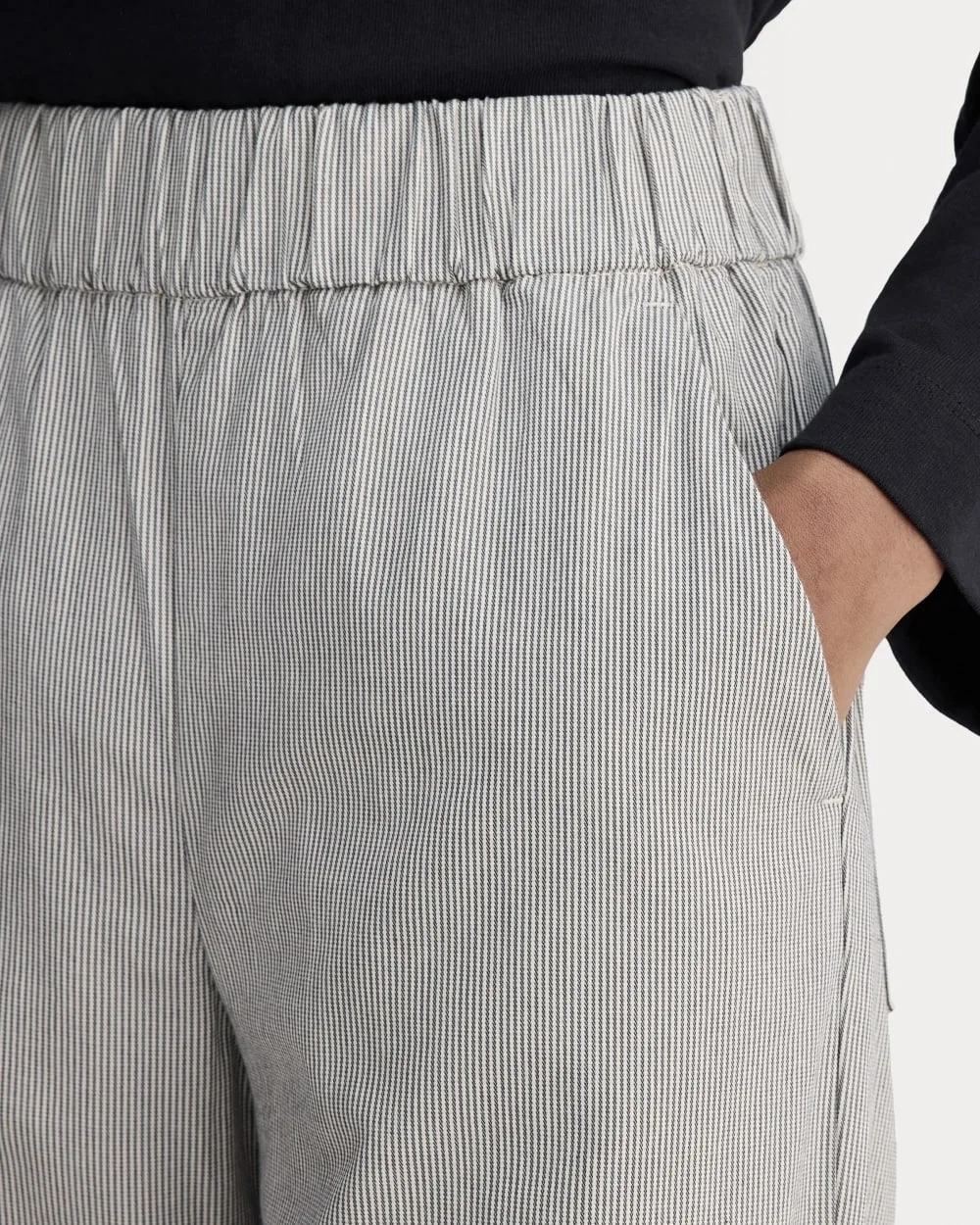 The Easy Pant | Canvas Tan / Navy (3)