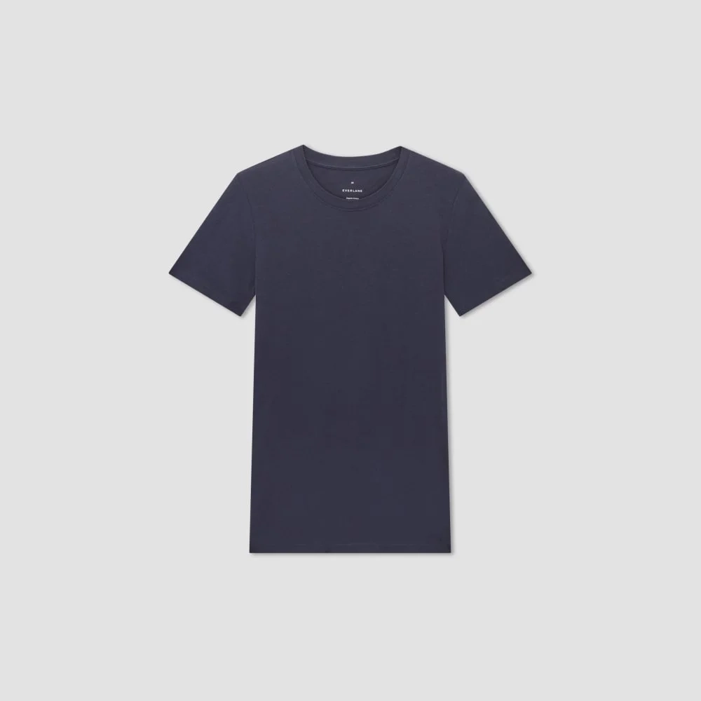 The Organic Cotton Crew Tee | Navy (2)