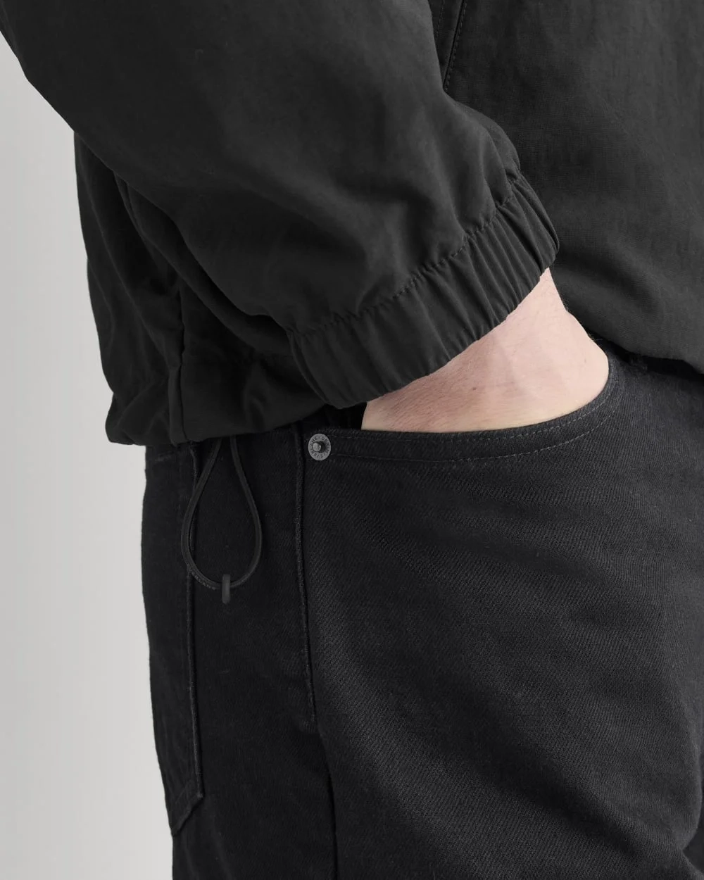 Re:Cycled Nylon Windbreaker | Black (5)