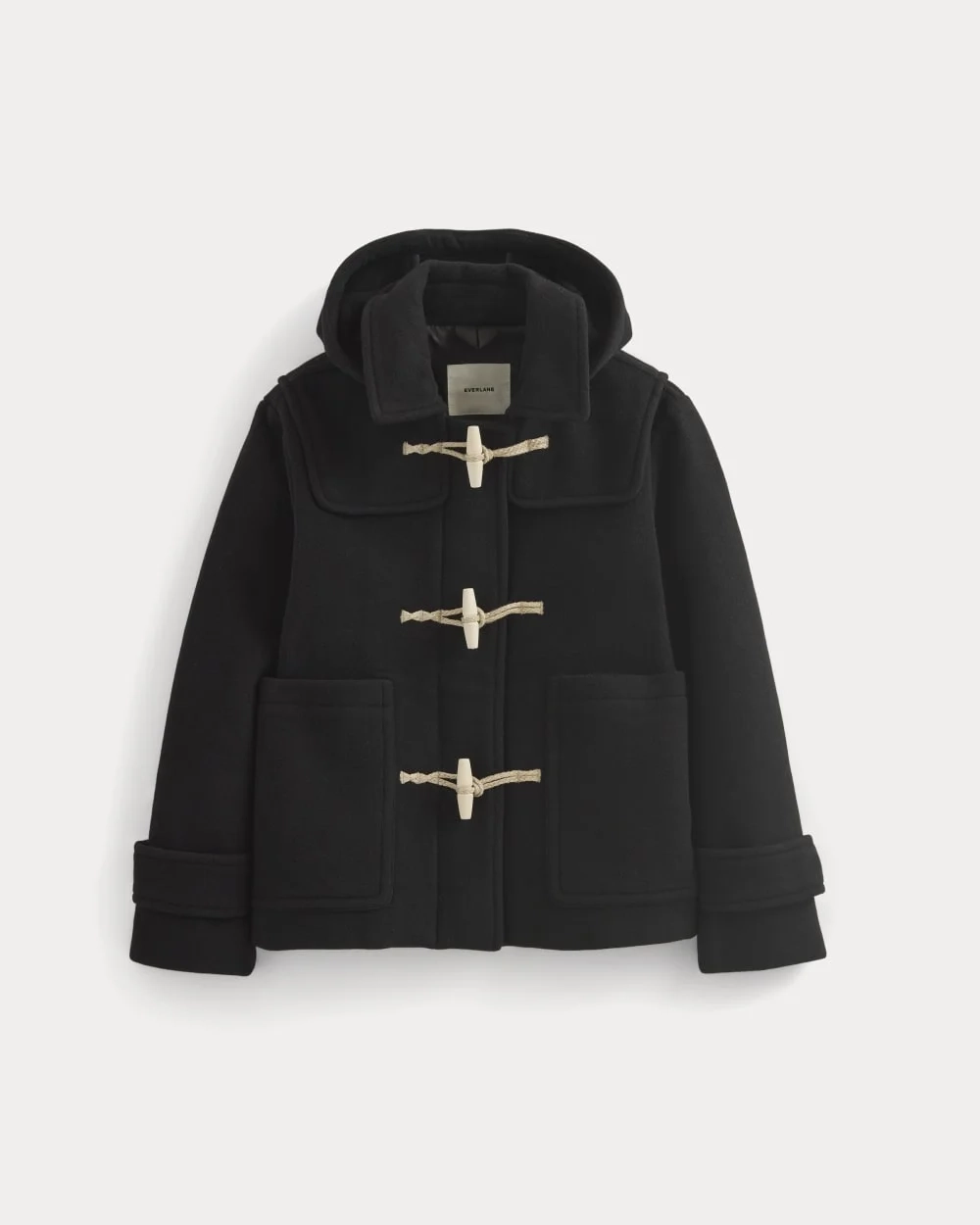 The ReWool Duffle Coat | Black (3)
