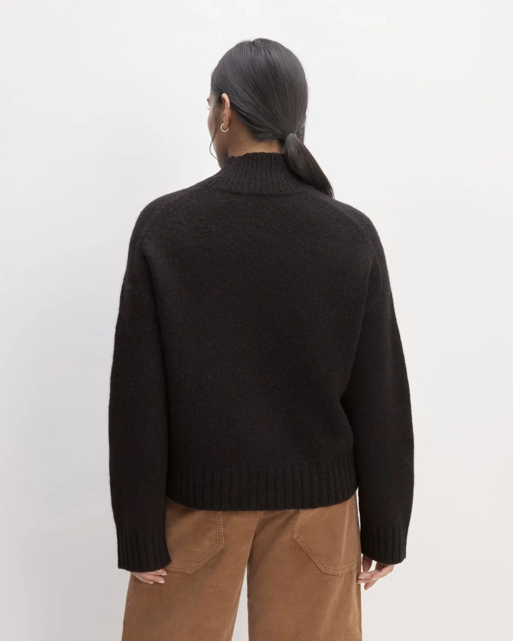 The Cloud Oversized Turtleneck | Black (4)