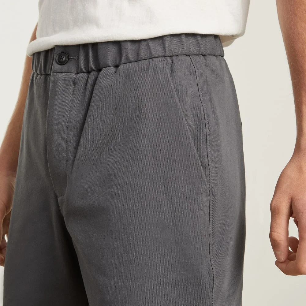 The Pull-On Performance Chino Short | Slate (2)