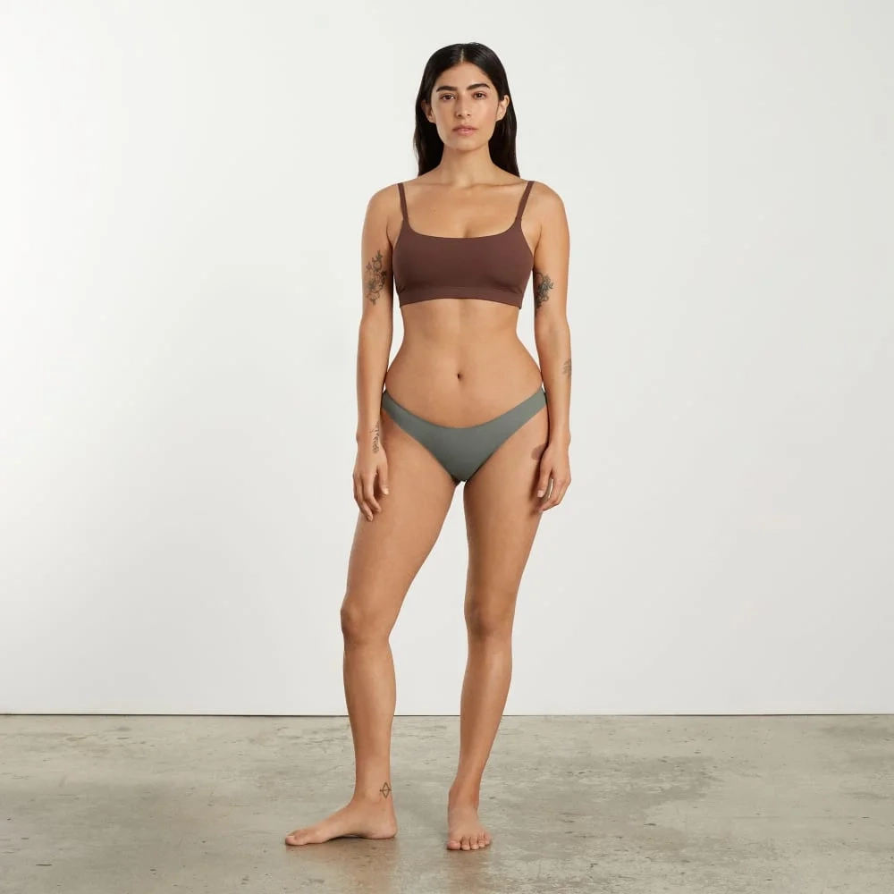 The Invisible Bikini | Pewter Green (3)