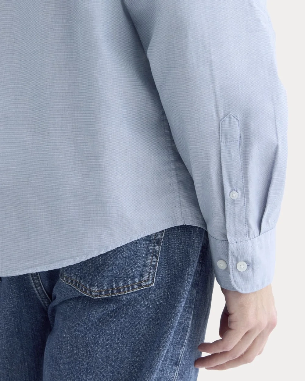 Washed Poplin Shirt | Dutch Blue (4)
