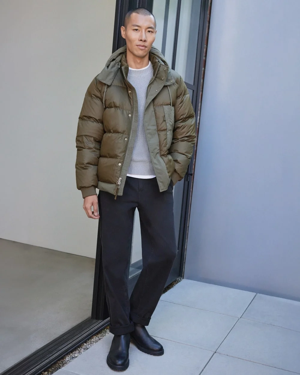 The ReNew Short Puffer | Kalamata / Beech (5)
