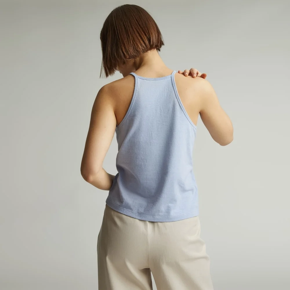 The Hemp Cutaway Tank | Periwinkle (2)