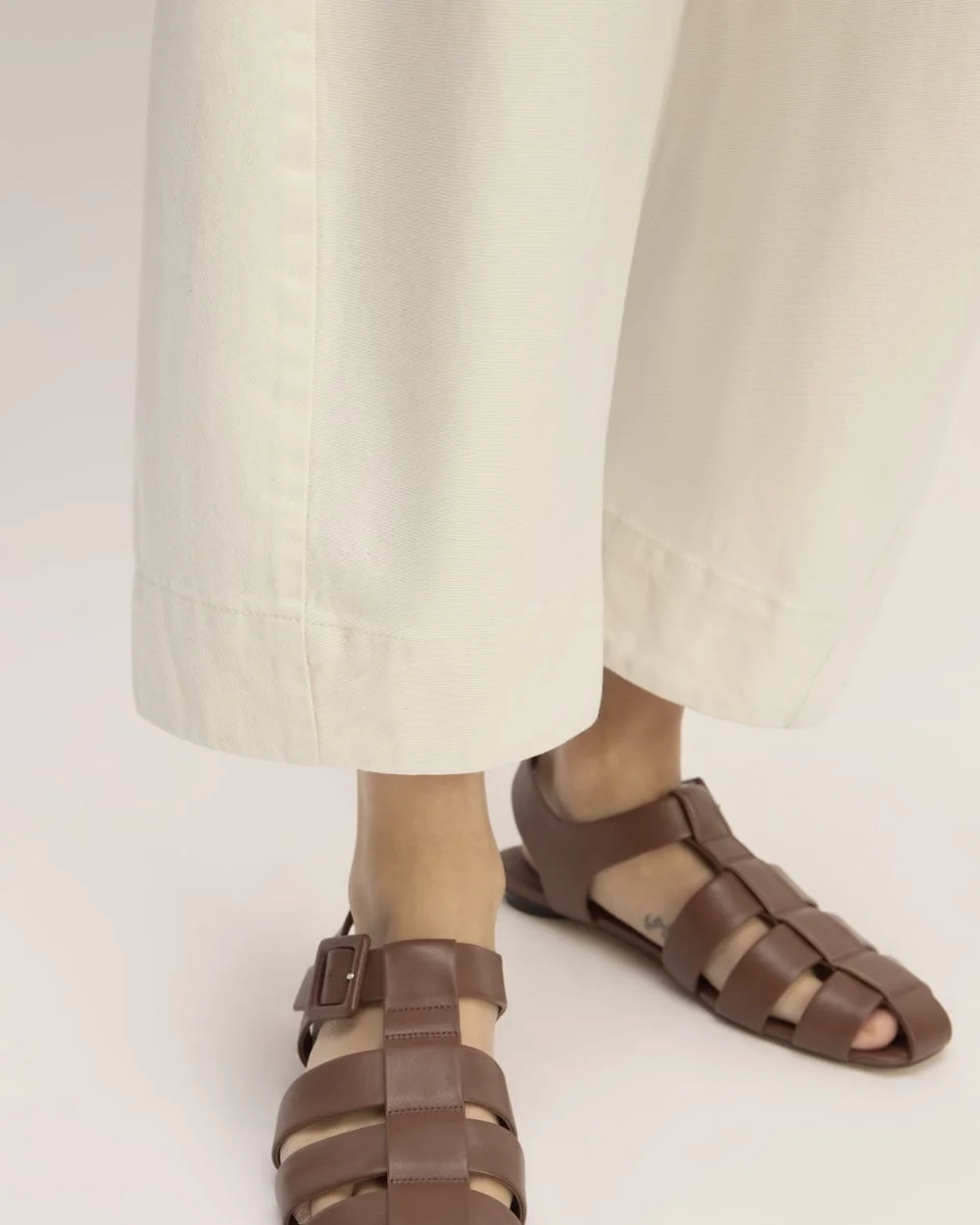 The Summer Barrel Jean | Ecru (3)
