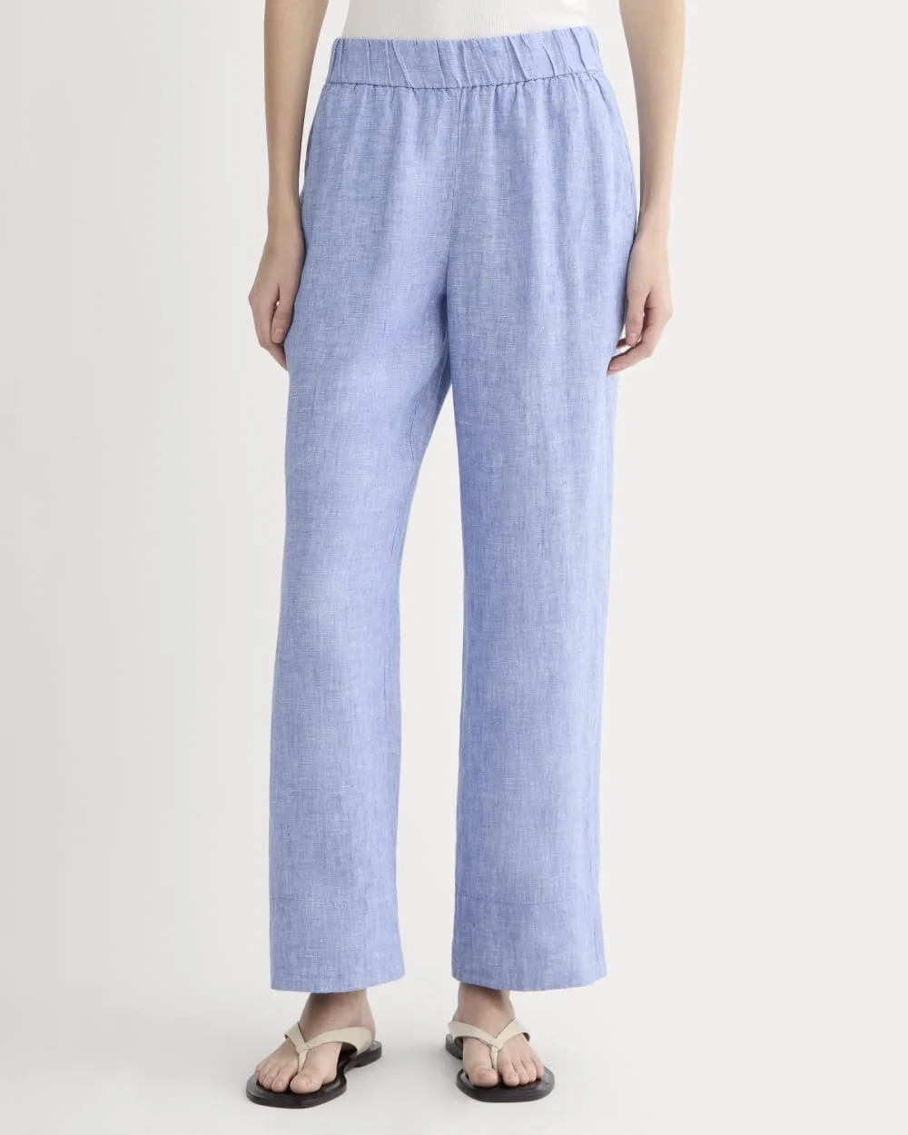 The Linen Easy Pant | Chambray (5)