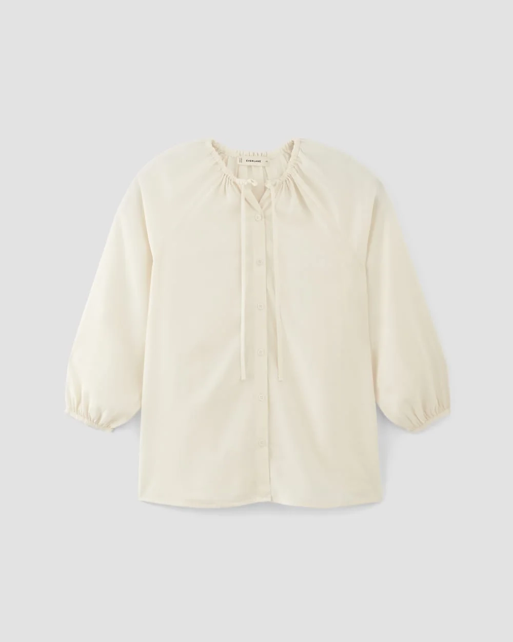 The Gathered Shirt in Butterlite | Bone (4)