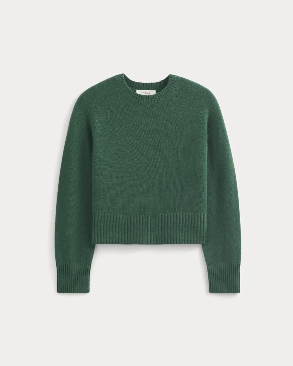 The Boxy Crew in Cashmere | Hunter Green (3)