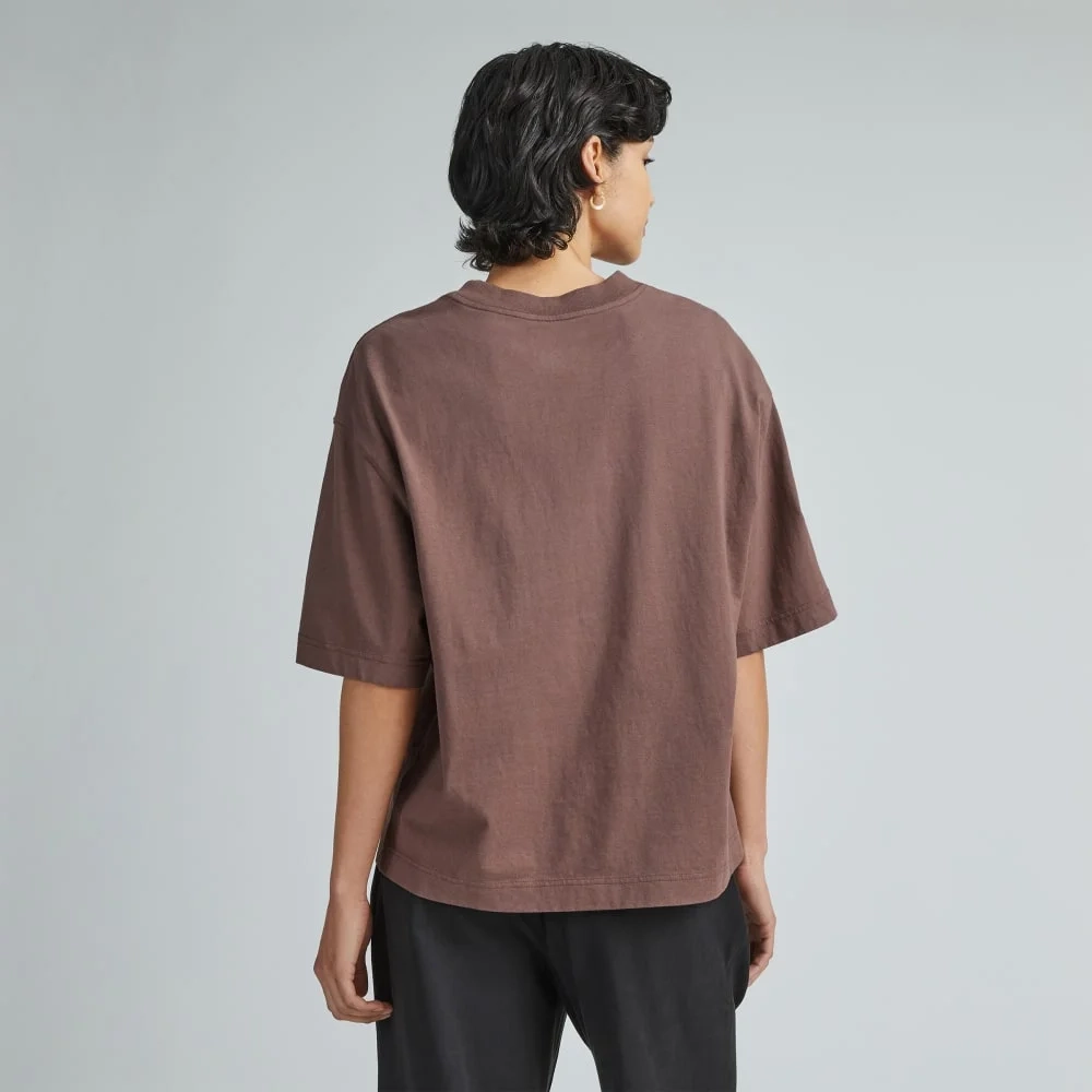 The Premium Weight Relaxed Tee | Chocolate Brown (2)