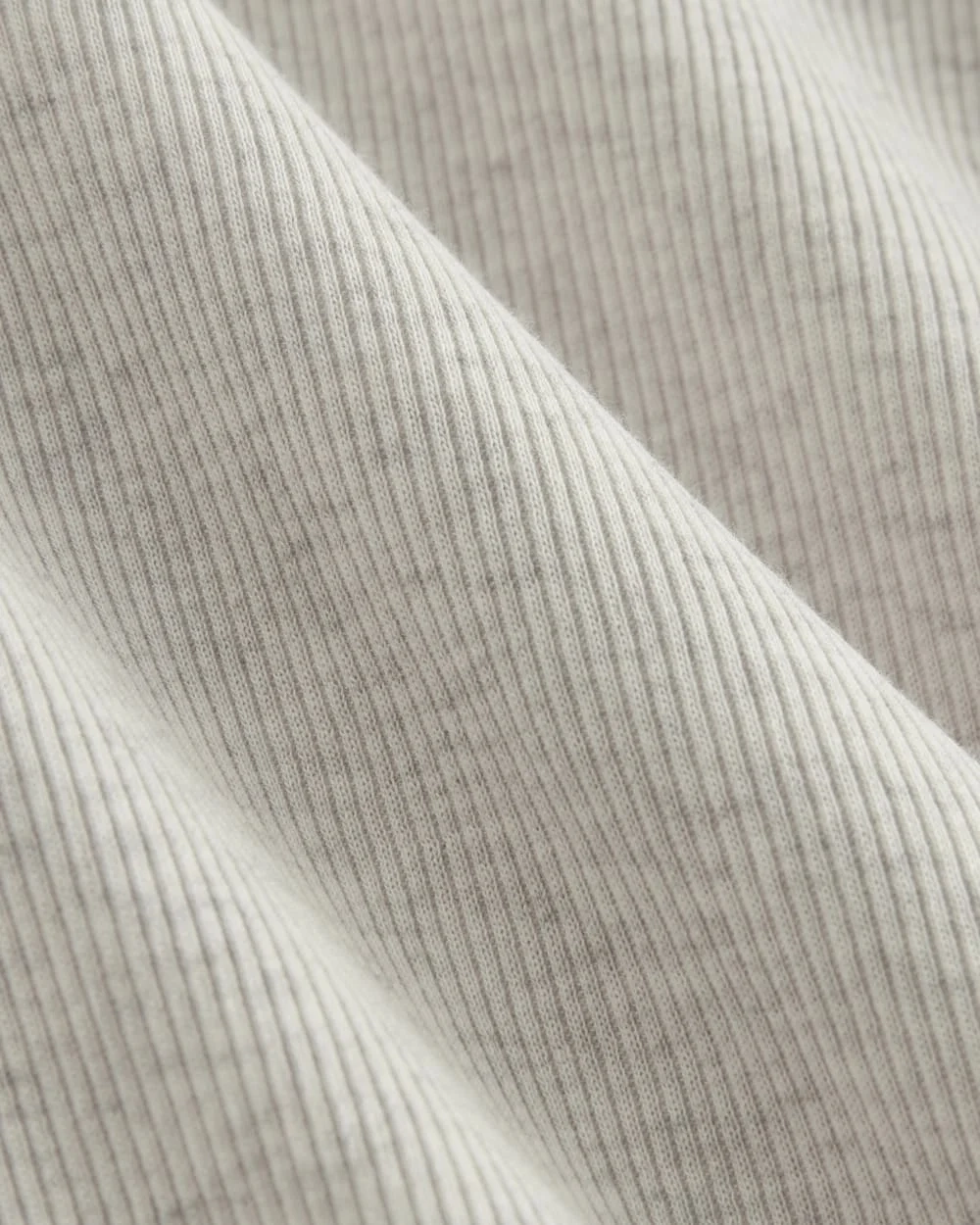 The Luxe Rib Funnel-Neck Tee | Heathered Oat (4)
