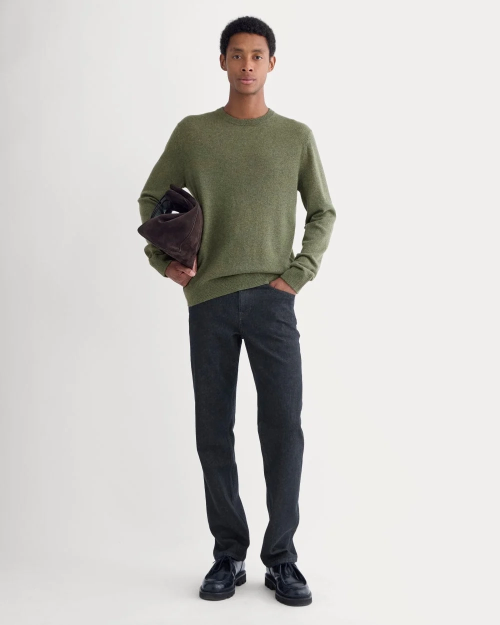 The Cashmere Crew | Heathered Deep Lichen (4)