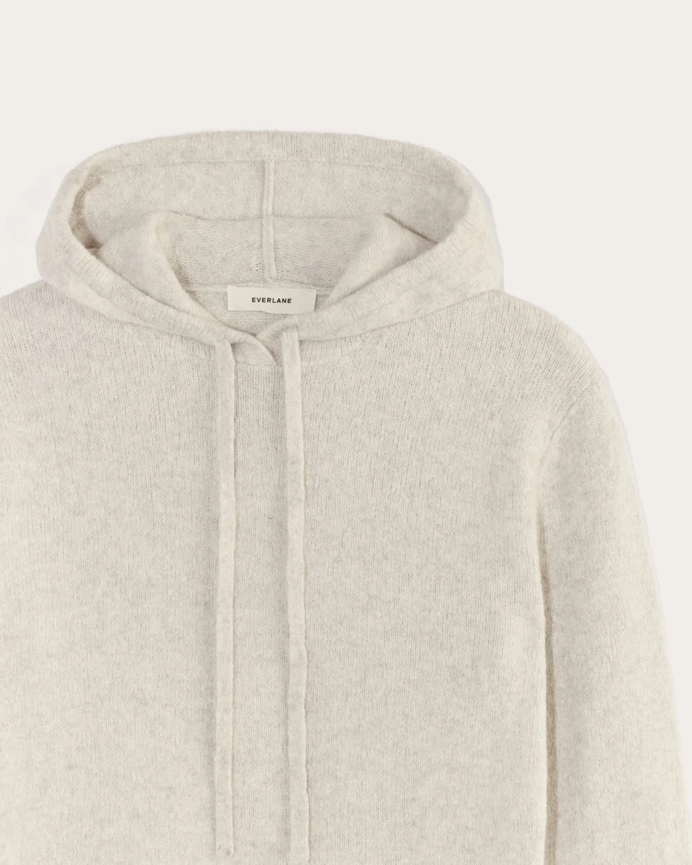 The Oversized Hoodie in Plush Cotton | Heathered Oat (4)