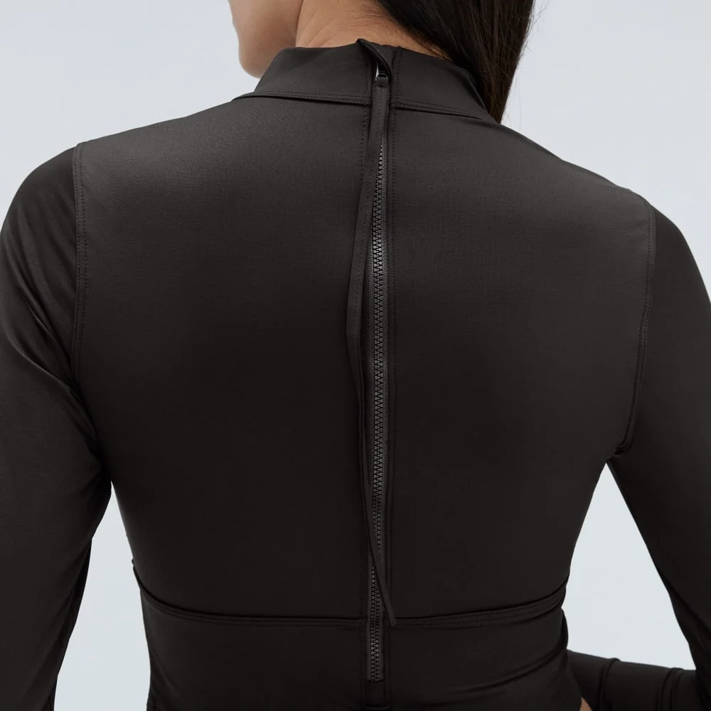 The Long Sleeve Rash Guard | Black (3)