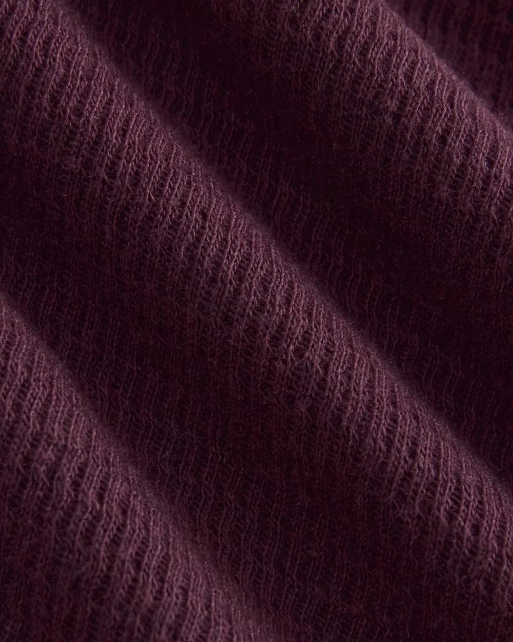 Boxy Henley in Cozy Waffle | Heathered Port Royale (2)