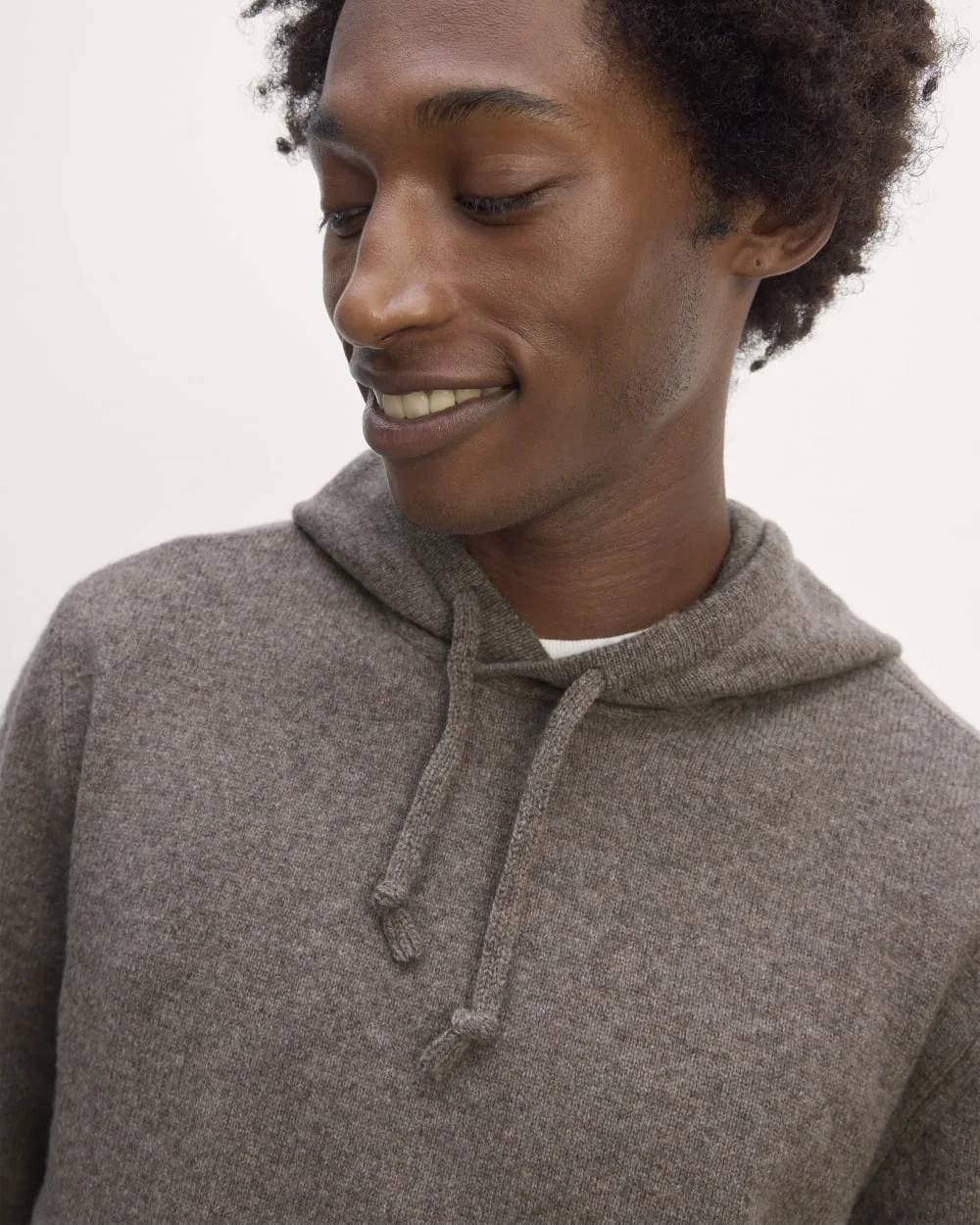 The Felted Merino Hoodie | Taupe Melange (3)