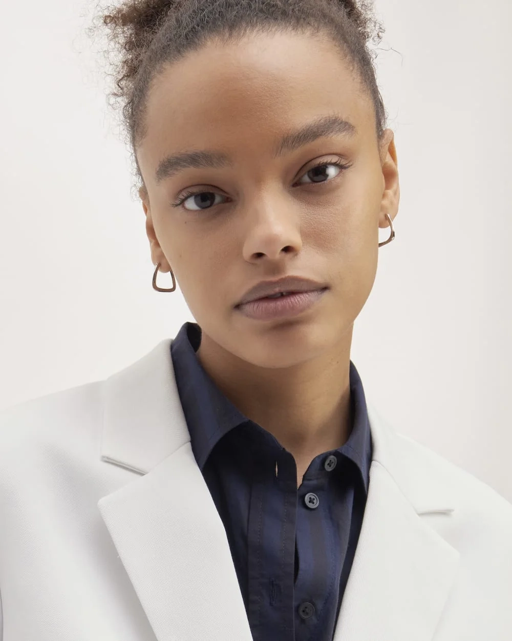 The Oversized Blazer in Buttersmooth | White (4)
