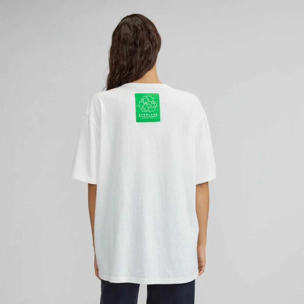 The Everyone Recycled Graphic Tee | White / Carnation Pink Multi (2)