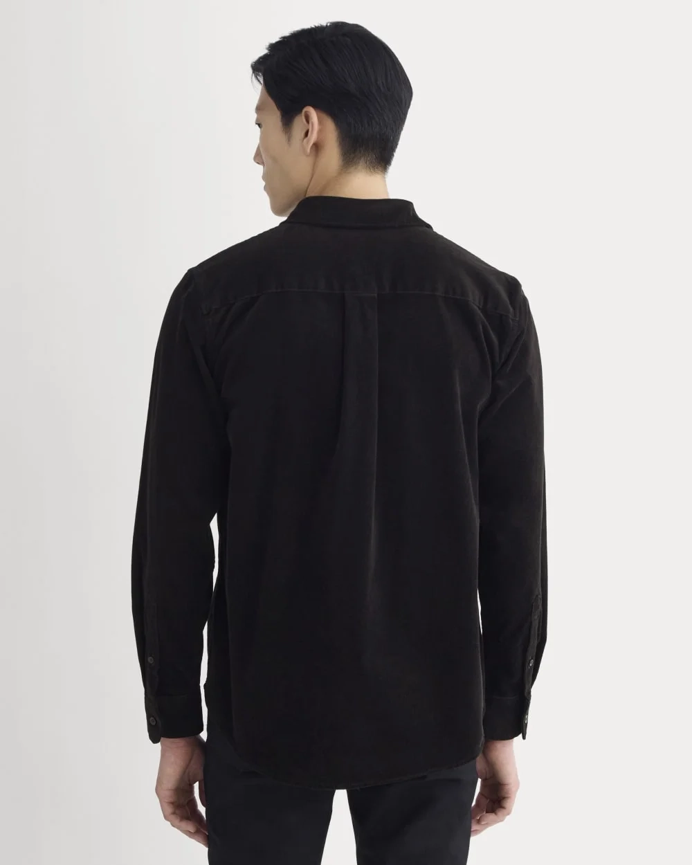 The Classic Shirt in Corduroy | Black (2)