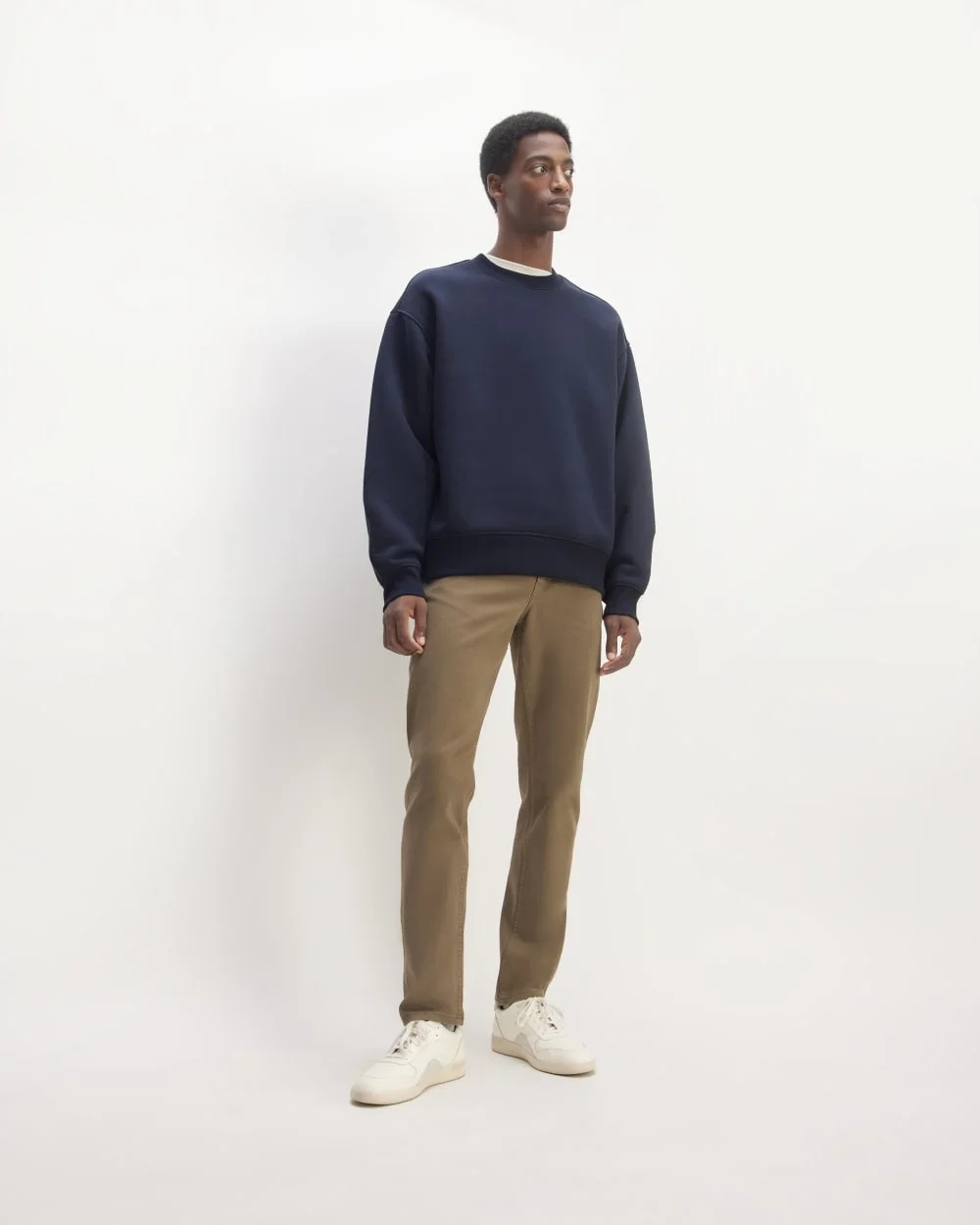 The ReTrack Crewneck Sweatshirt | Navy (3)