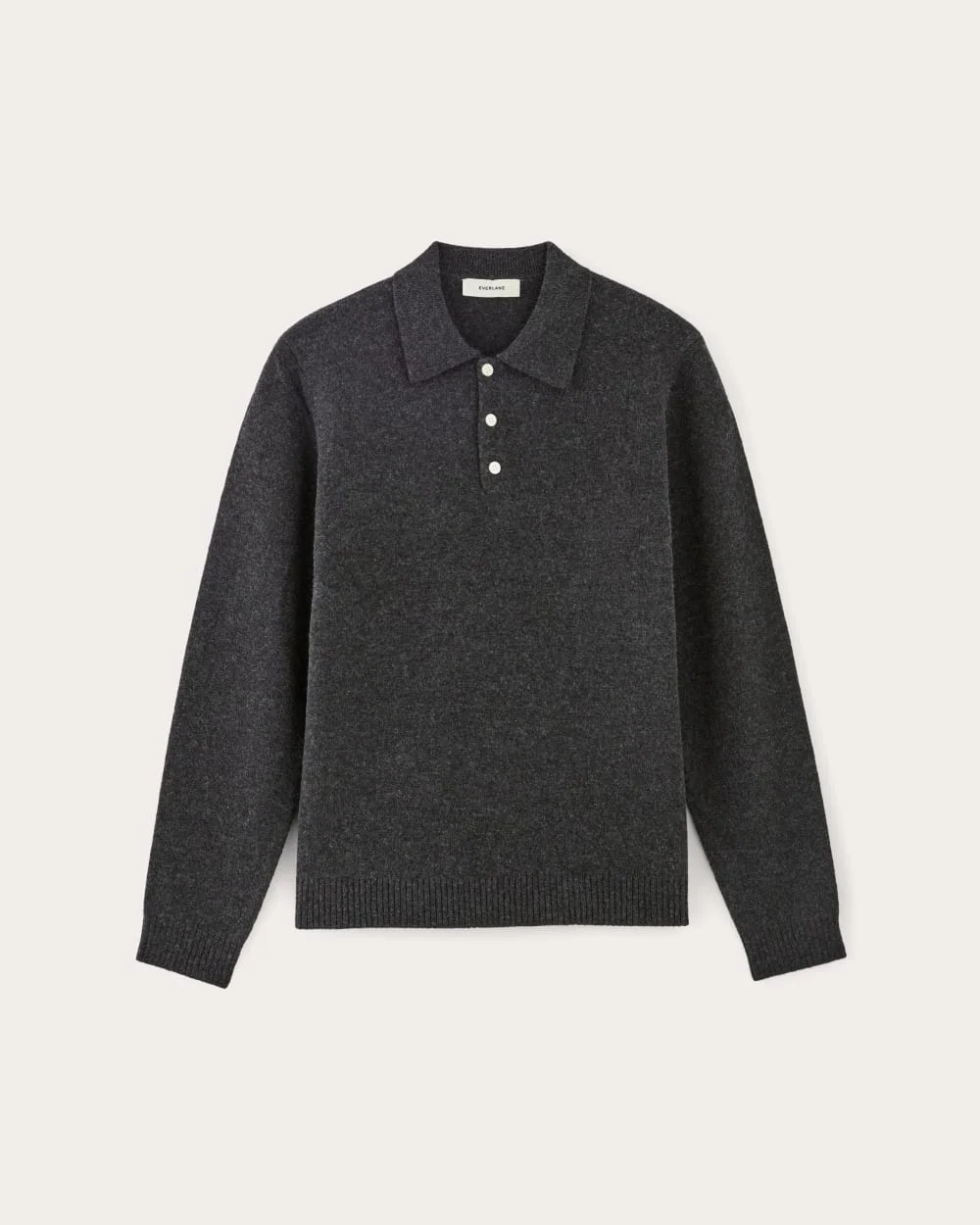 The Classic Polo in Luxe Merino | Charcoal (2)