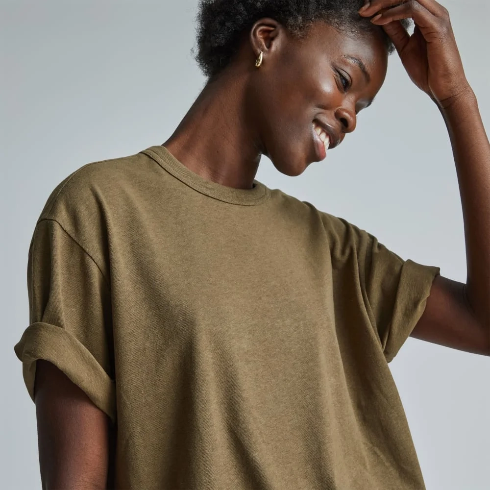 The Everyone Relaxed Hemp Tee | Beech (2)
