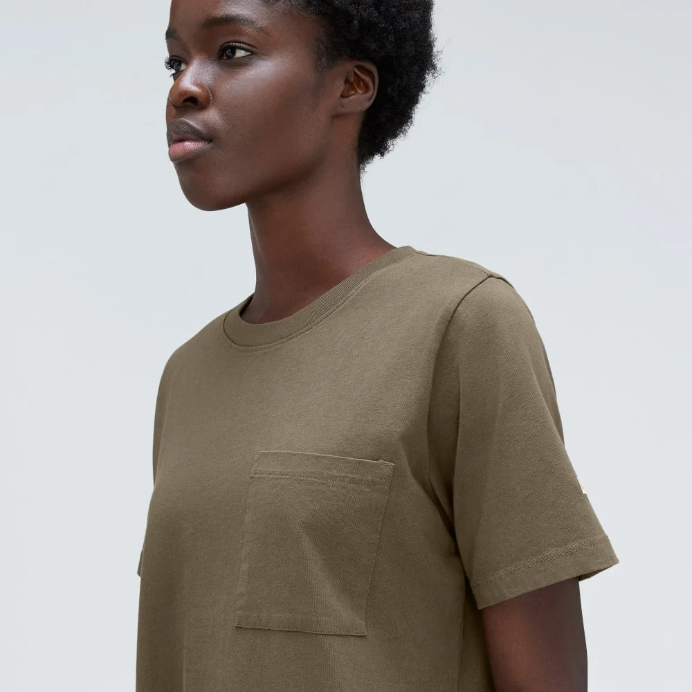 The Organic Cotton Weekend Tee Dress | Beech (2)