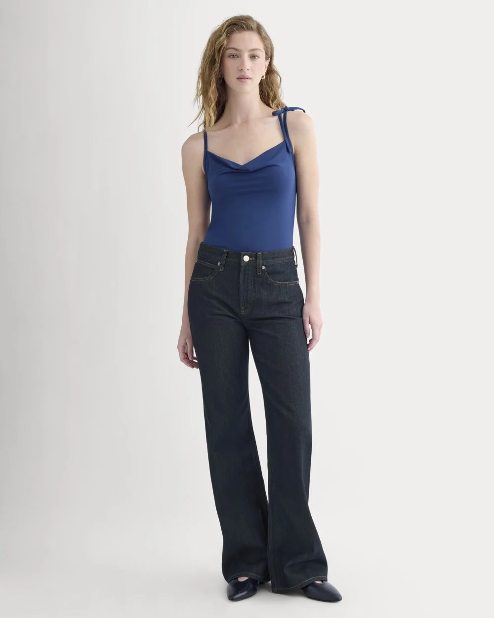 Tie-Shoulder Tank | Estate Blue (3)