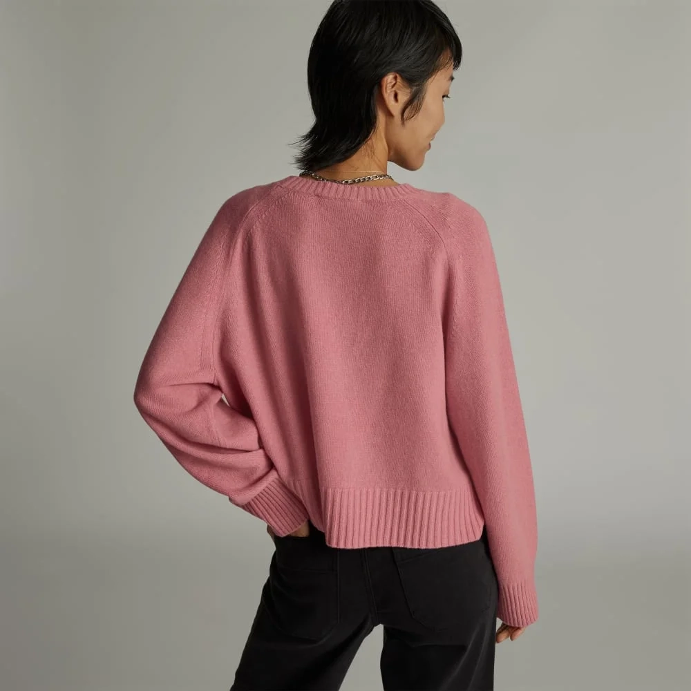 The Cashmere Boxy Crew | Bubblegum (4)
