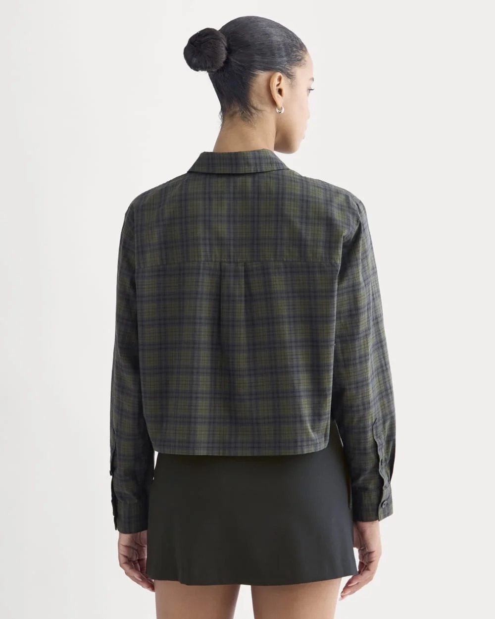 The Way-Short Shirt in Silky Cotton | Duffle Bag Plaid (2)