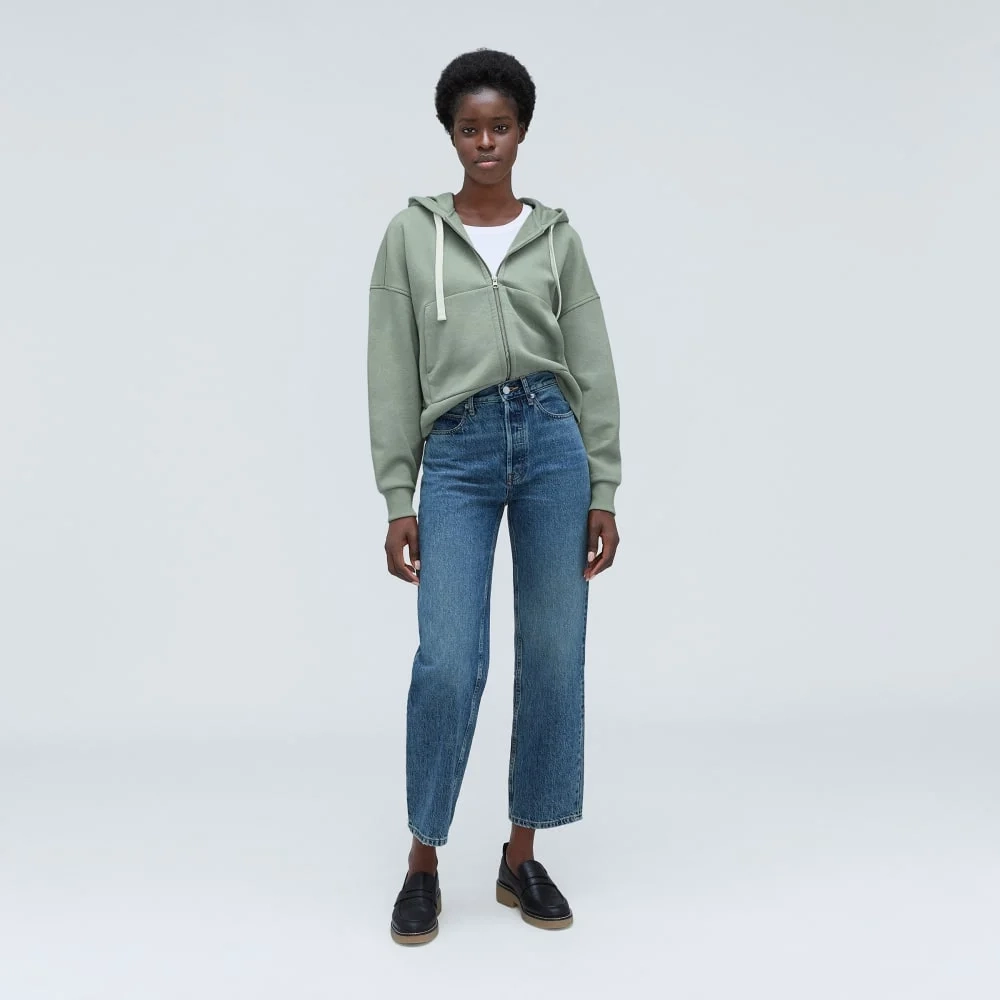 The Track Organic Cotton Hoodie | Lily Pad (4)