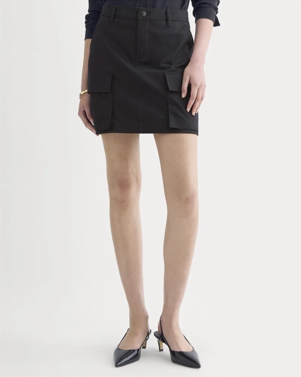 The Cargo Mini Skirt | Black (2)
