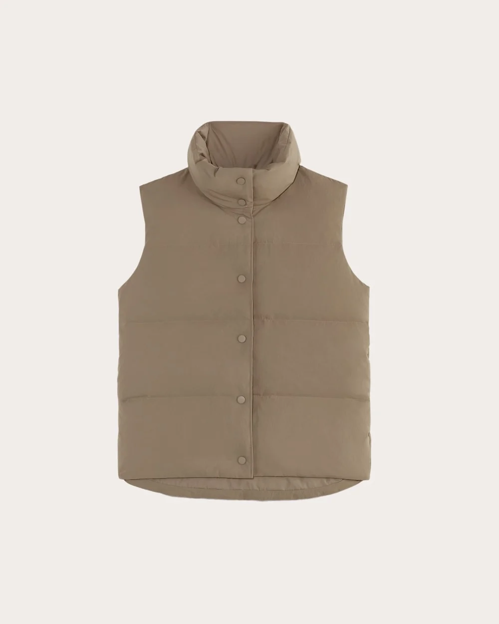 The Puffer Vest | Taupe Grey (4)