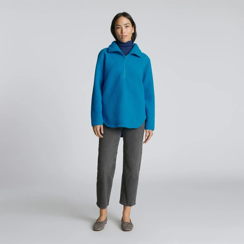 The ReNew Fleece Half-Zip | Horizon Blue (2)