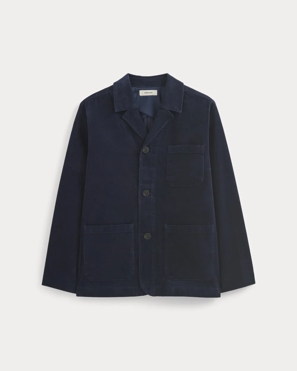 Fine Wale Corduroy Chore Blazer | Navy (3)