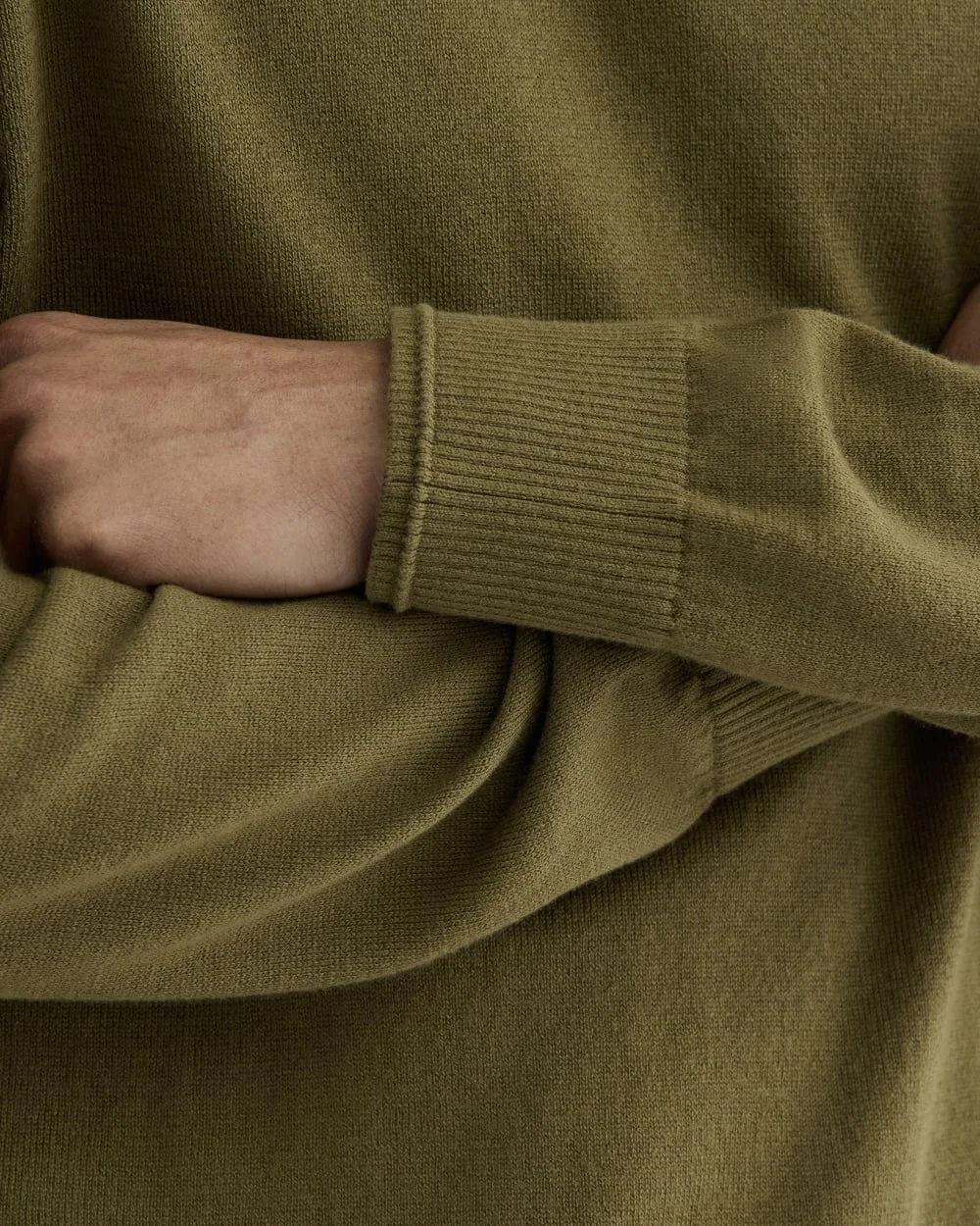 The No-Sweat Sweater | Uniform | Olive (3)