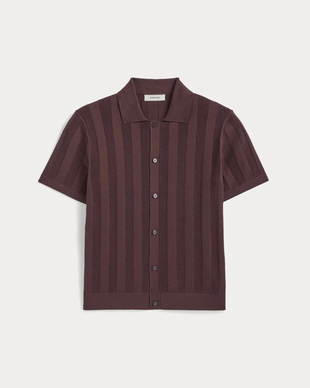 The No-Sweat Ribbed Polo | Dark Mahogany (2)