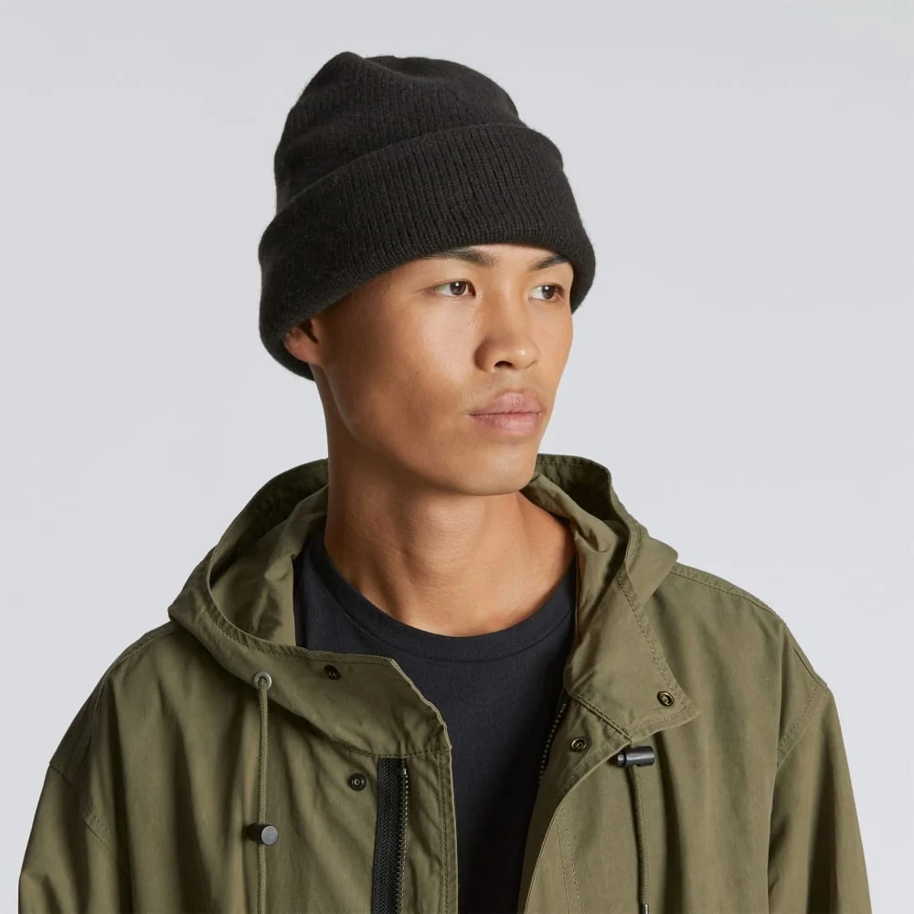 The Felted Merino Beanie | Black (2)