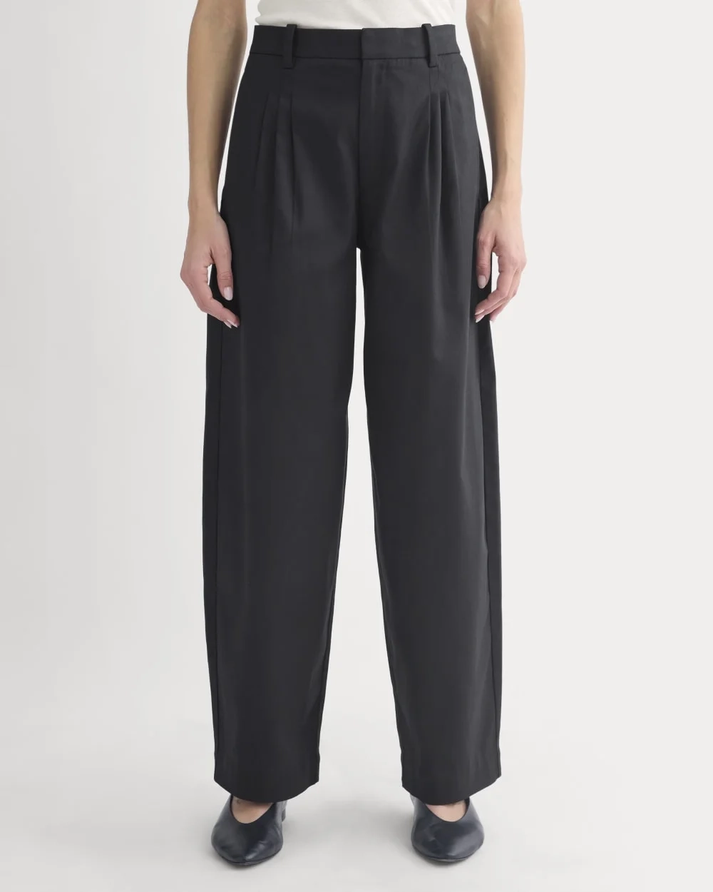 Tailored Drape Balloon Pant | Black (5)